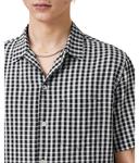 Рубашка AllSaints Tawney Short Sleeve Shirt, Black 1 - фото 3