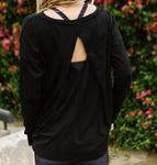 Топ с ромбовидной спинкой черного цвета onzie - фото 2