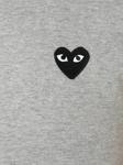 Comme Des Garçons Play футболка с логотипом, серый - фото 5