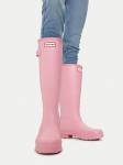 Сапоги резиновые высокие Hunter, розовый - фото 2