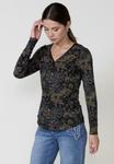 Топ Koroshi Long sleeved top, Multi Coloured/Multi-Coloured - фото 6