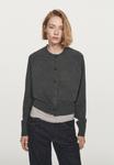 Кардиган Massimo Dutti BUTTONED LONG SLEEVE WITH CREW NECK, Dark Grey - фото