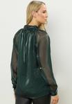 Блуза Long Tall Sally Blouse, Dark Green - фото 3