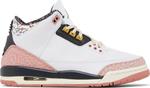 Кроссовки Air Jordan 3 Retro GS 'Vintage Floral', белый - фото