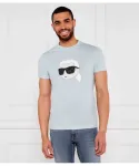 Футболка Regular fit Karl Lagerfeld, синий - фото