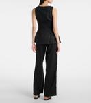 Льняной топ Melia Faithfull, черный - фото 3