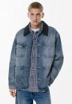 Куртка PULL&BEAR Denim jacket, Blue Denim - фото