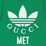 Футболка adidas fw22 logot x Gucci, зеленый - фото 4