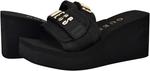 GUESS Женские босоножки Dellean на платформе, Black 001 - фото 6