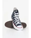 Архивные звезды, синие высокие кроссовки Converse, синий - фото 4