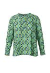 Блузки Frapp, цвет Emerald Multicolor - фото