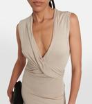 Мини-платье Lilies со сборками Rick Owens, Dark Pearl - фото 4