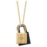 HERMES О'Келли металлические колье женские black gold - фото 6
