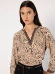 Блузка Amaya с узором пейсли Gerard Darel, Natural - фото