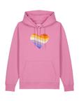 Толстовка Watapparel  Rainbow Heart, Rose - фото