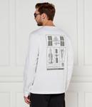 Лонгслив BOSS ORANGE Te_Ufolong Regular Fit, белый - фото 3