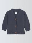 Детский кардиган из смеси хлопка John Lewis, темно-синий - фото