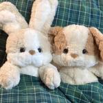 Плюшевая кукла кролик щенок высота 30см Nodding Bud Bug - фото 9