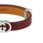 Плетеный кожаный браслет GUCCI - фото 4