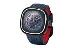SEVENFRIDAY Часы Automatic Mechanical Movement Unisex Watch Blue Dial, T3/01 Blue+Biker Hat - фото 3