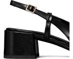 Туфли Tory Burch Cap-Toe Slingback 45mm, цвет Perfect Black/Perfect Black - фото 4