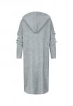 Кардиган Cloud 5ive LONGFORM WITH HOOD, Dark Grey/Grey - фото 8