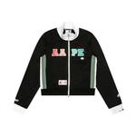 Куртка на молнии Aape с принтом логотипа *A Bathing APE, черная - фото 2