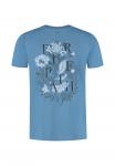 Футболка Pure Path Print T-shirt, Blue/Grey/Blue - фото 5