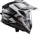 Шлем LS2 Helmets Explorer XT Adventure 2X-Large, черный / белый - фото