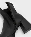 Ботильоны на платформе Charles & Keith, цвет Black - фото 7