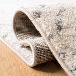 Ковер SAFAVIEH, 61 x 122 см, Tulum Collection, Ivory & Grey, марокканский бохо дистресс-дизайн, не линяет и прост в уходе, идеален для помещений с высокой проходимостью: прихожая, гостиная, спальня (TUL267A) - фото 5