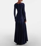 Макси-платье с панелями Rabanne, Deep Navy - фото 3