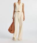 Жилет Maxwell Stretch Linen Vest In Bone A.L.C. - фото 3