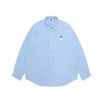 Рубашка с вышивкой логотипа A Bathing APE Aape, белый - фото 4