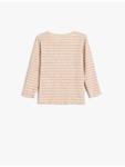 Футболка KOTON, цвет beige gestreift - фото 2
