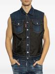 DSQUARED2 жилет с логотипом, синий - фото 3