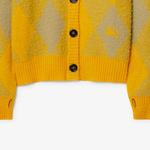 Свитер женский Burberry, оранжево-зеленый - фото 8