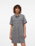 Платье-рубашка VERO MODA Jennie, Grey denim - фото 2