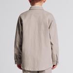 Детская рубашка Dior, бежевый - фото 4