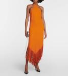 Платье макси Nina с бахромой TALLER MARMO, оранжевый - фото 2