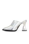 Туфли Cha Cha Mule Bottega Veneta, цвет Silver & Black - фото 5