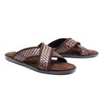 Шлепанцы мужские коричневый Brounvanm - фото 5