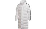 Пуховик Adidas Originals Long, белый - фото