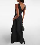 Платье миди VGold Crêpe Couture Valentino, Nero - фото 3