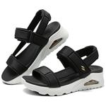 Skechers Женские сандалии Uno One Strap черные белые - фото 5