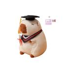 Плюшевая кукла Capybara Dolls высота 23 см AOLETU, белый - фото