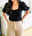 Боди Total Vision с квадратным вырезом черного цвета White Birch - фото 2