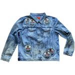 Куртка Who Decides War Acid Sphere Denim Jacket, Indigo - фото