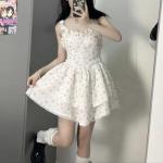 Футболка и платье-комбинация TASTILY белое - фото 7