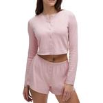 Хлопковая рубашка Pointelle женская Lululemon, розовый - фото